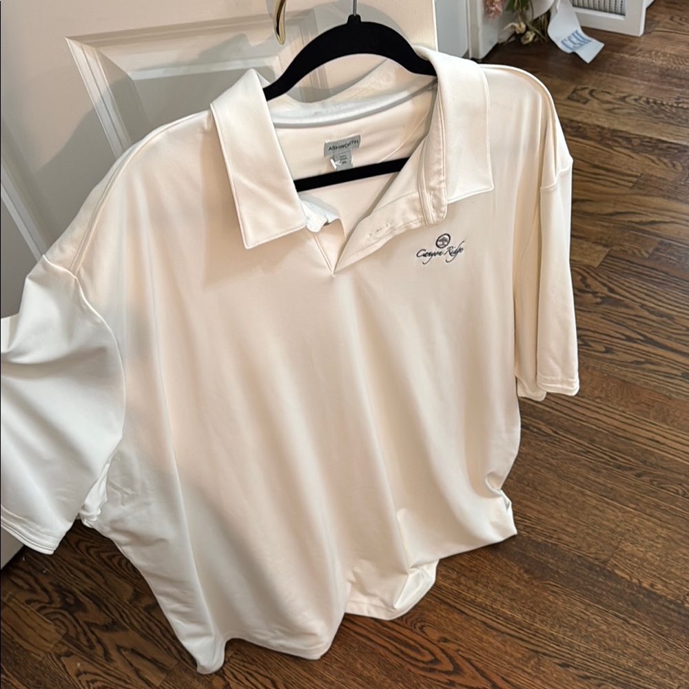 Ashworth Classic White Polo Shirt